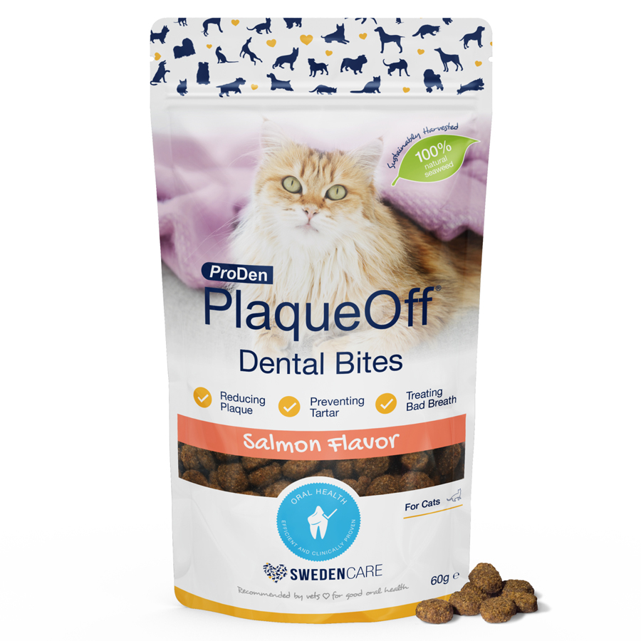 ProDen PlaqueOff Dental Bites for Cats Salmon