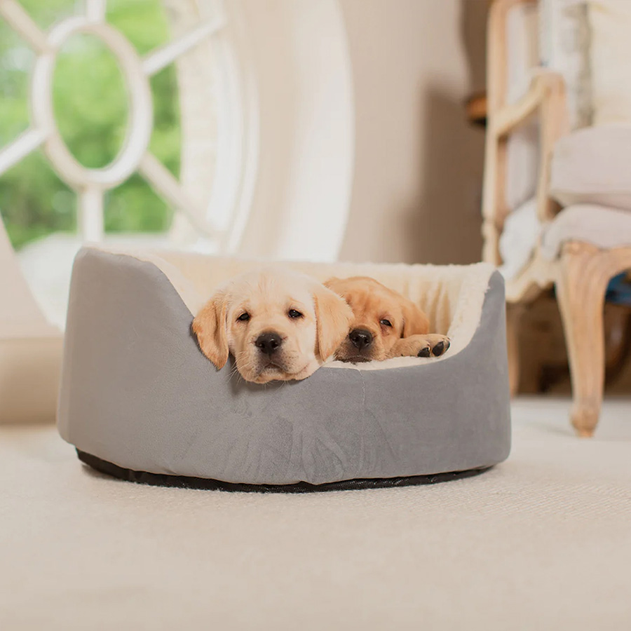 Lords Labradors Grow With Me Puppy Bed Grey Pets