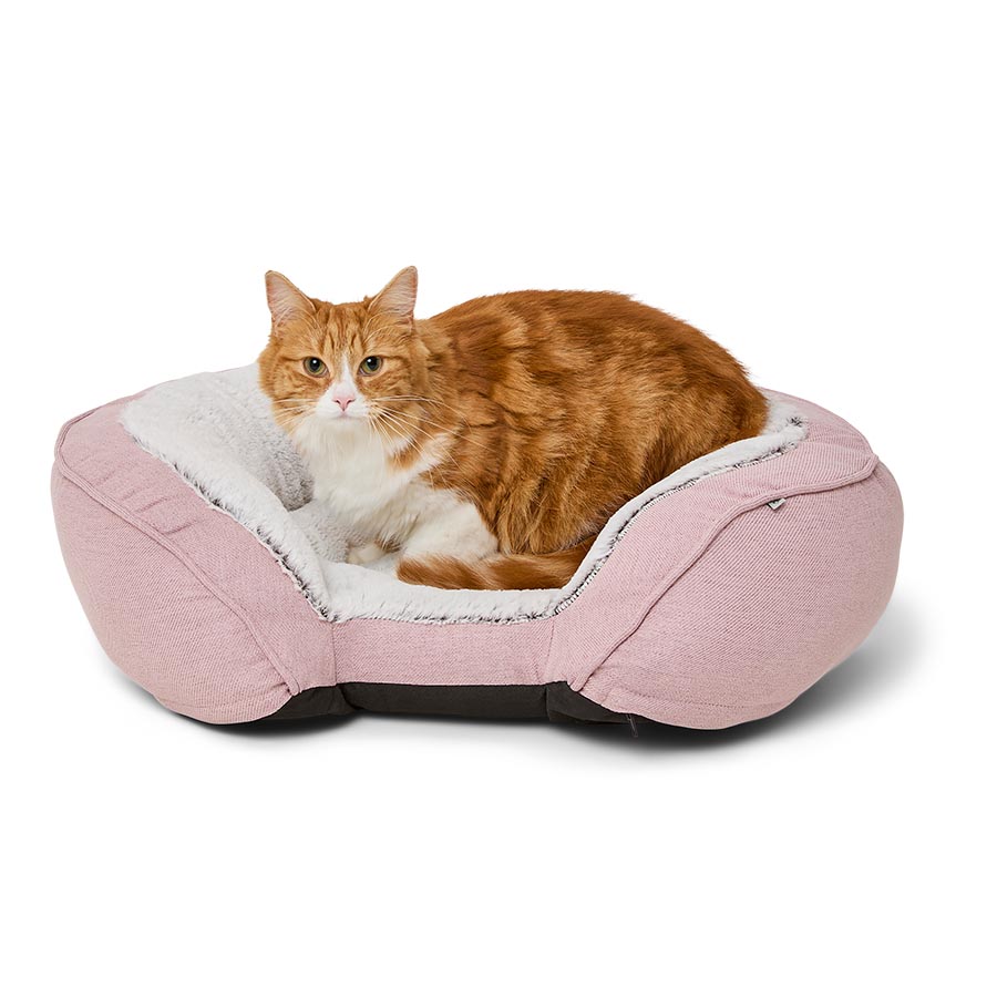 Cat beds pink best sale