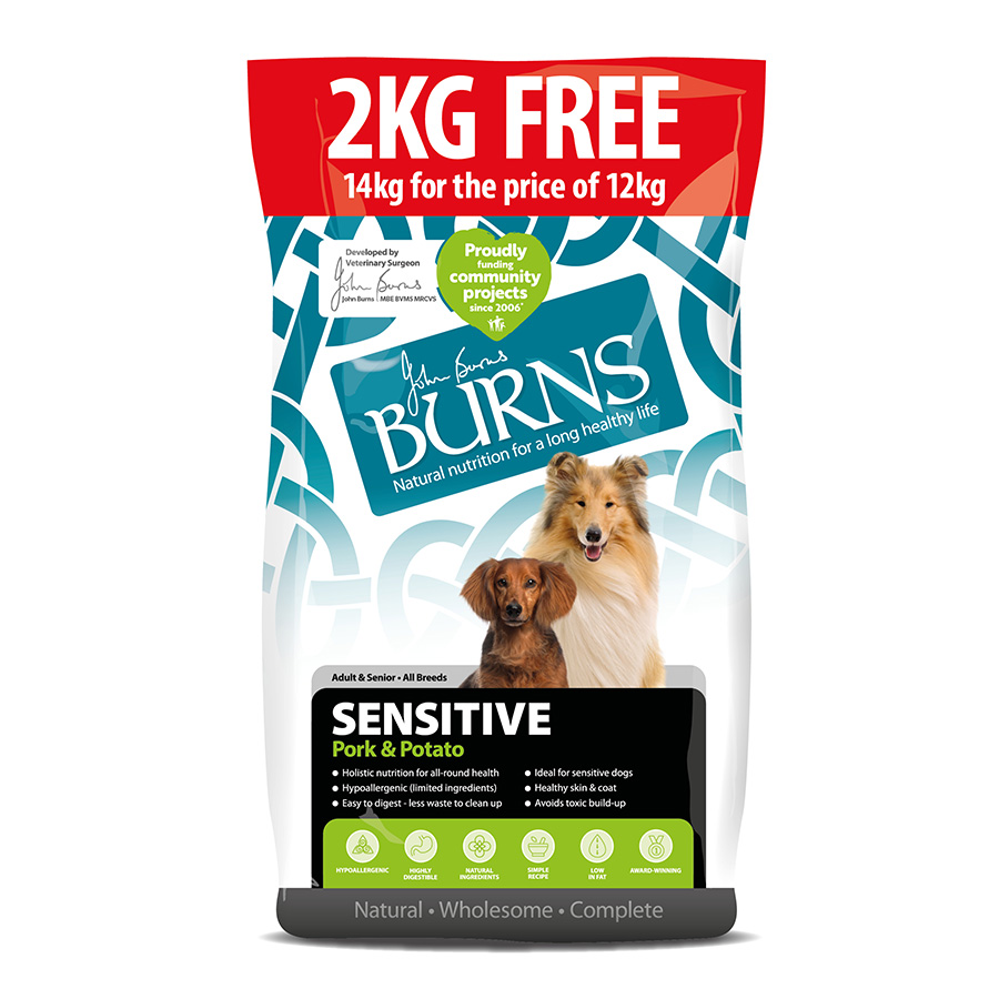 Burns dog food sensitive best sale