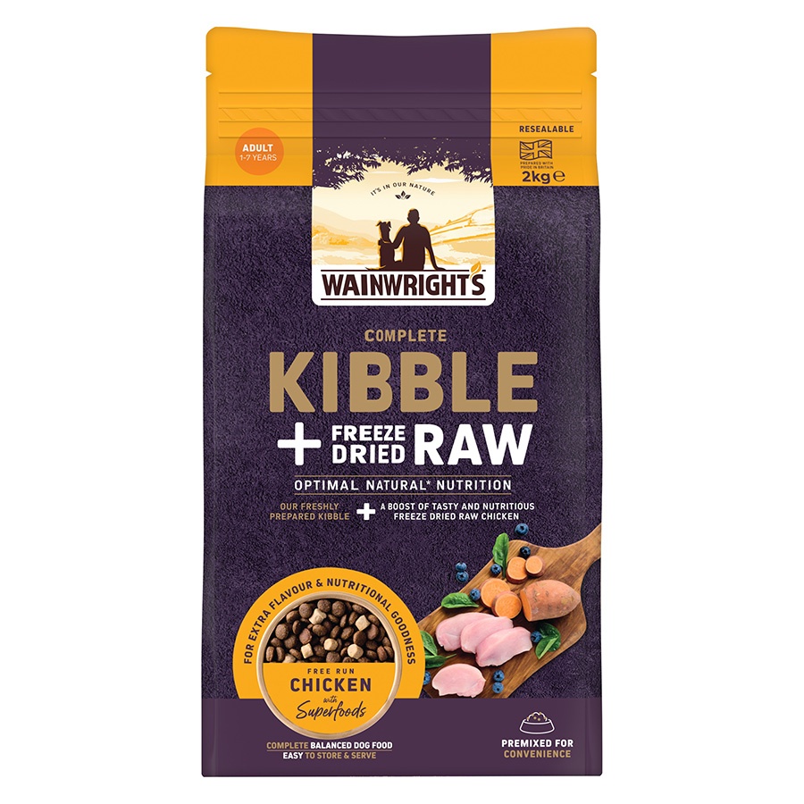 Wainwright’s Complete Kibble & Freeze Dried Raw Adult Dry Dog Food