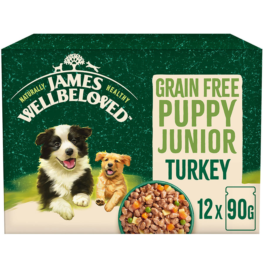 James Wellbeloved Grain Free Puppy Wet Dog Food Turkey | Pets