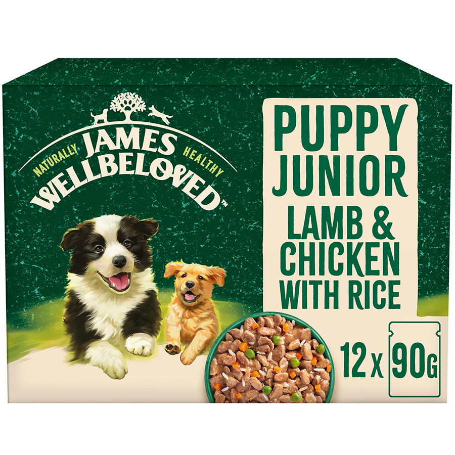 James Wellbeloved Puppy Wet Dog Food Lamb, Chicken & Rice | Pets