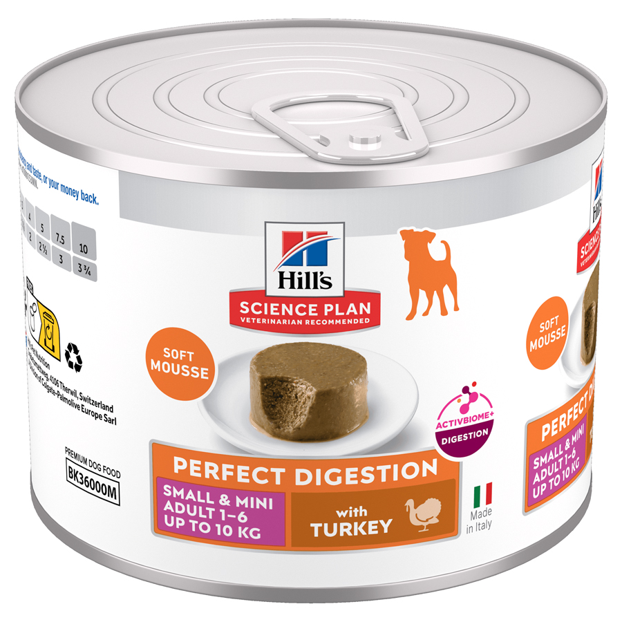 Hill's Science Plan Perfect Digestion Adult Small & Mini Wet Dog Food Turkey