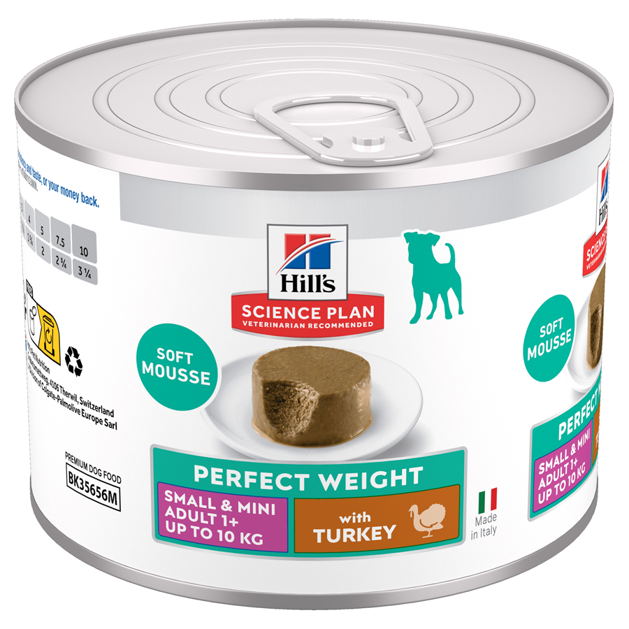 Hill's Science Plan Perfect Weight Adult Small & Mini Wet Dog Food Turkey