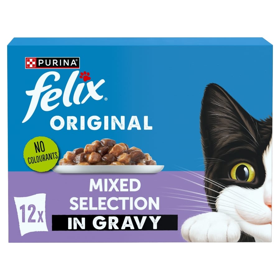 Felix Original Adult Wet Cat Food Mixed Selection in Gravy