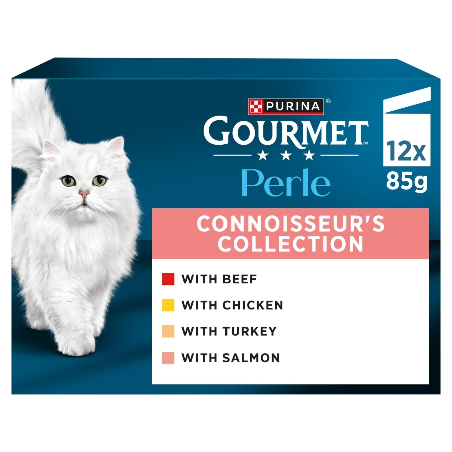 Gourmet Perle Adult Wet Cat Food Connoisseur's Selection in Gravy