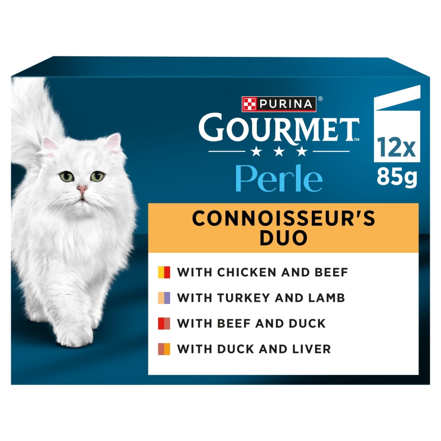 Gourmet Perle Adult Wet Cat Food Connoisseur's Collection in Gravy
