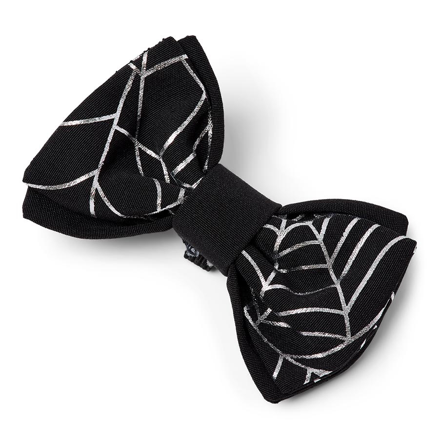 Pets at Home Halloween Spiderweb Dog Bow Tie Black Pets