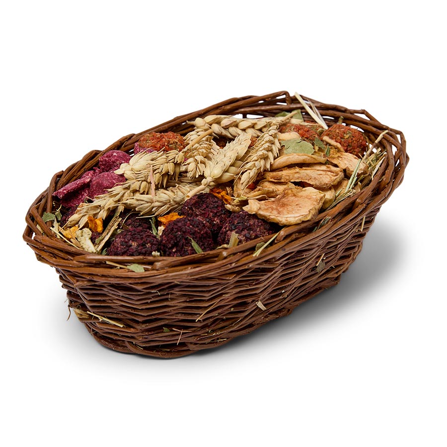 Pets at Home Autumn Picnic Basket Small Animal Treat