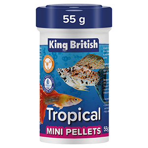 King British Tropical Mini Fish Food Pellets