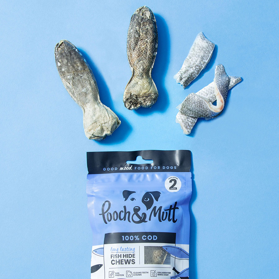 Pooch Mutt Cod Hides Dog Treats Pets