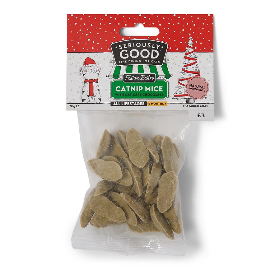 Pets at Home Christmas Chocolate Mice Cat Treats