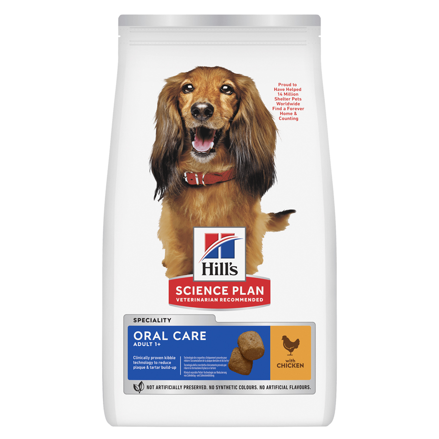 Hill's Science Plan Oral Care Dry Adult Dog Food Chicken Flavour