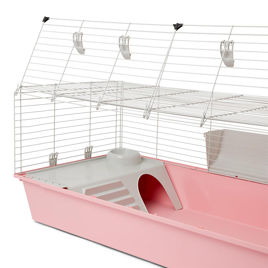 Pets at Home Indoor Rabbit Guinea Pig Home Pink Pets