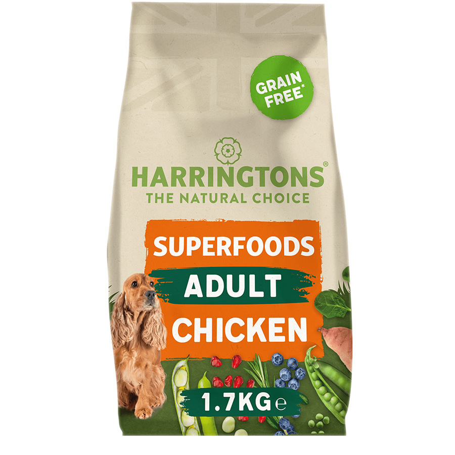 Harringtons Adult Dry Dog Food Chicken With Superfoods Pets