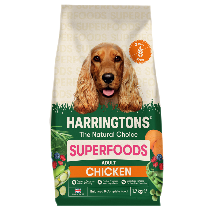 Harringtons Superfoods Grain Free Adult Dry Dog Food Chicken
