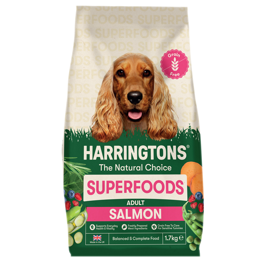 Harringtons Superfoods Grain Free Adult Dry Dog Food Salmon