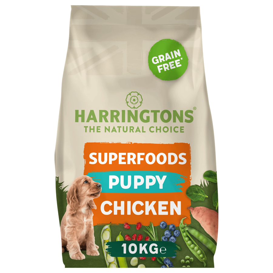 Harringtons Superfoods Grain-Free Puppy Dry Dog Food Chicken & Sweet Potato