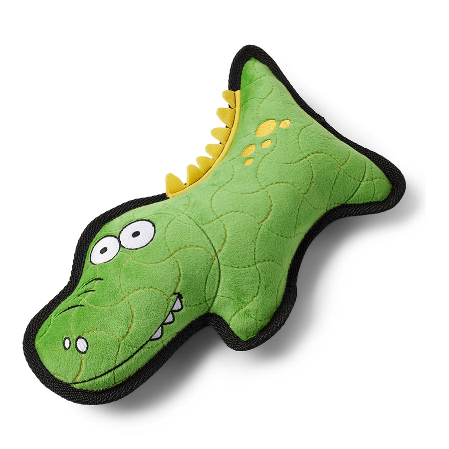 Pets at Home Gruff Gator Rough Buddy Squeaky Dog Toy