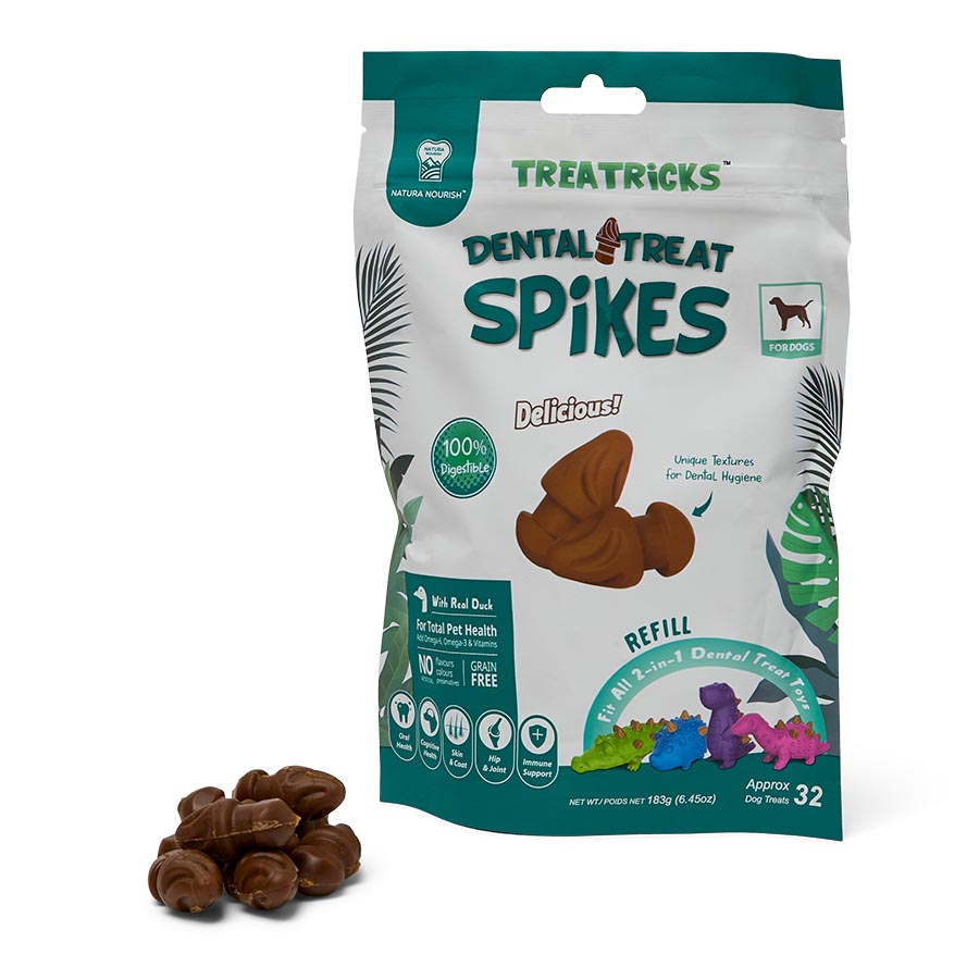 Natura Nourish 2-in-1 Dental Treat Toy Refills with