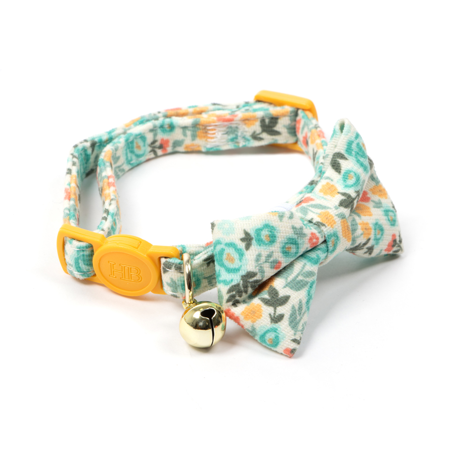 Harry Barker Floral Print Cat Bow Collar