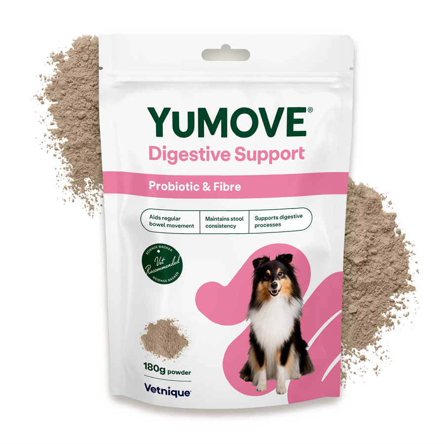 YuMOVE Digestive Support Probiotic & Fibre Powder for Dogs