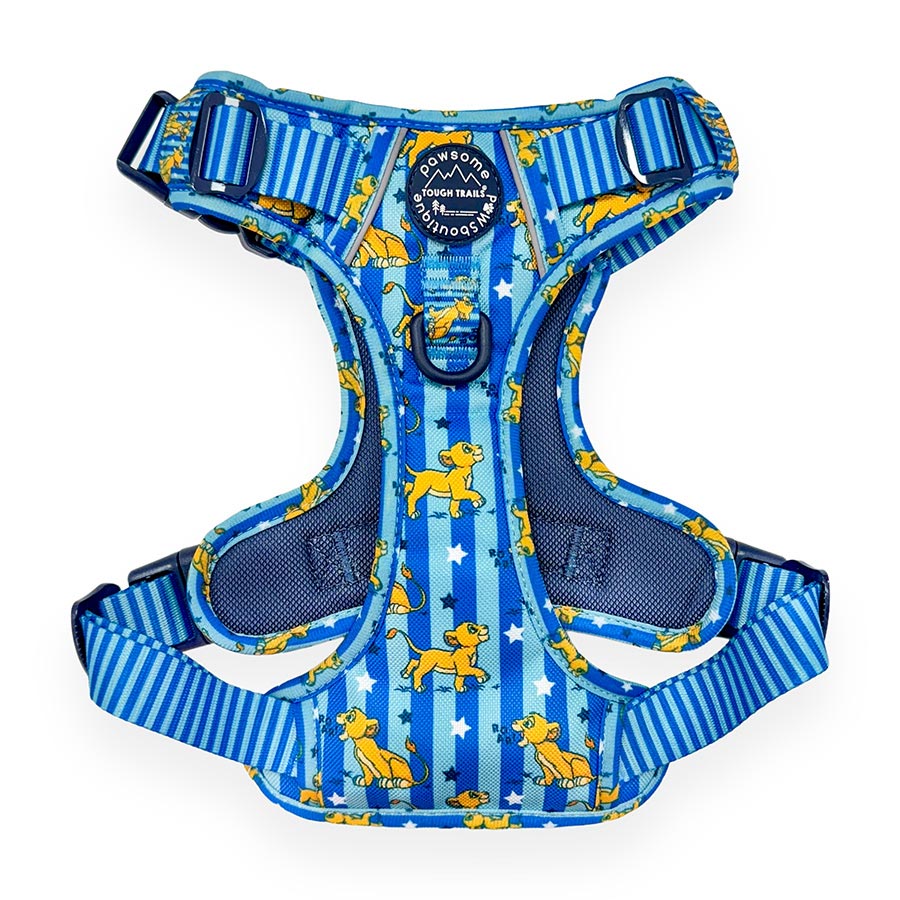Pawsome Paws Boutique X Disney Simba Tough Trails Dog Harness Blue