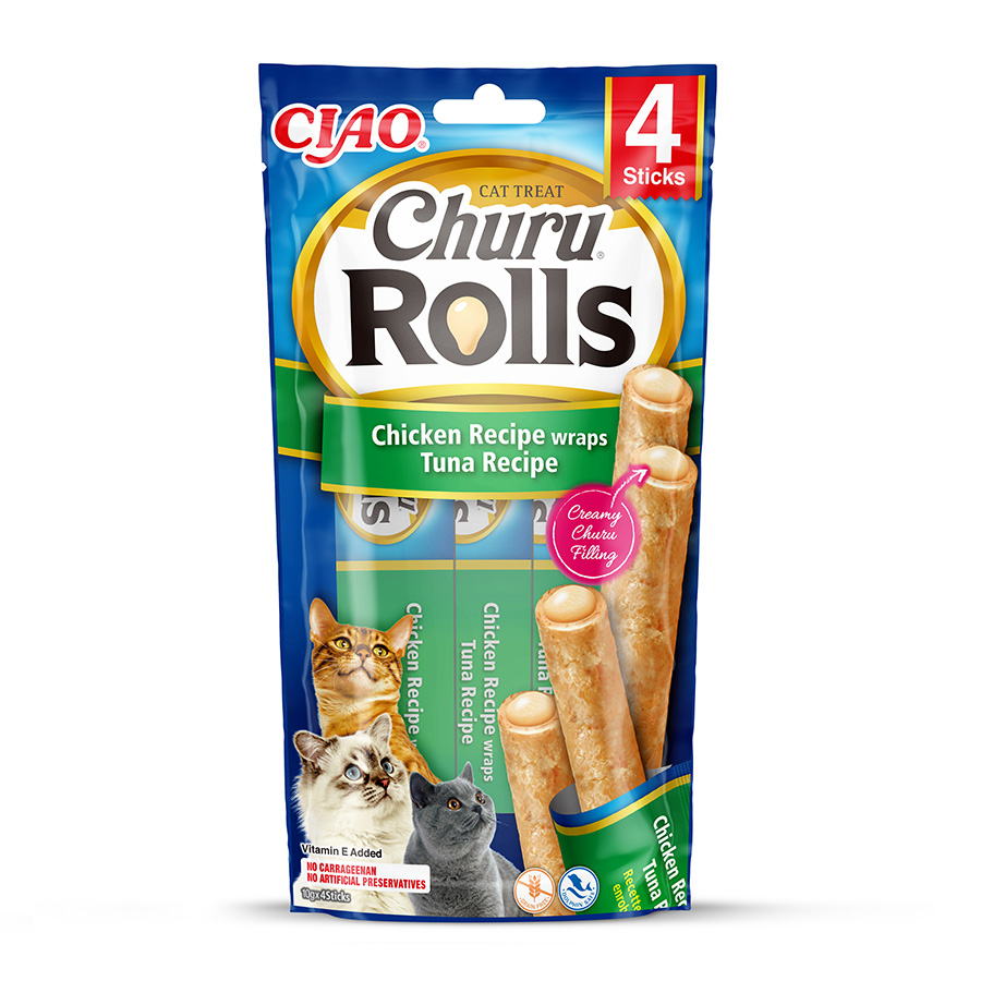 Ciao Churu Cat Treat Rolls Chicken & Tuna