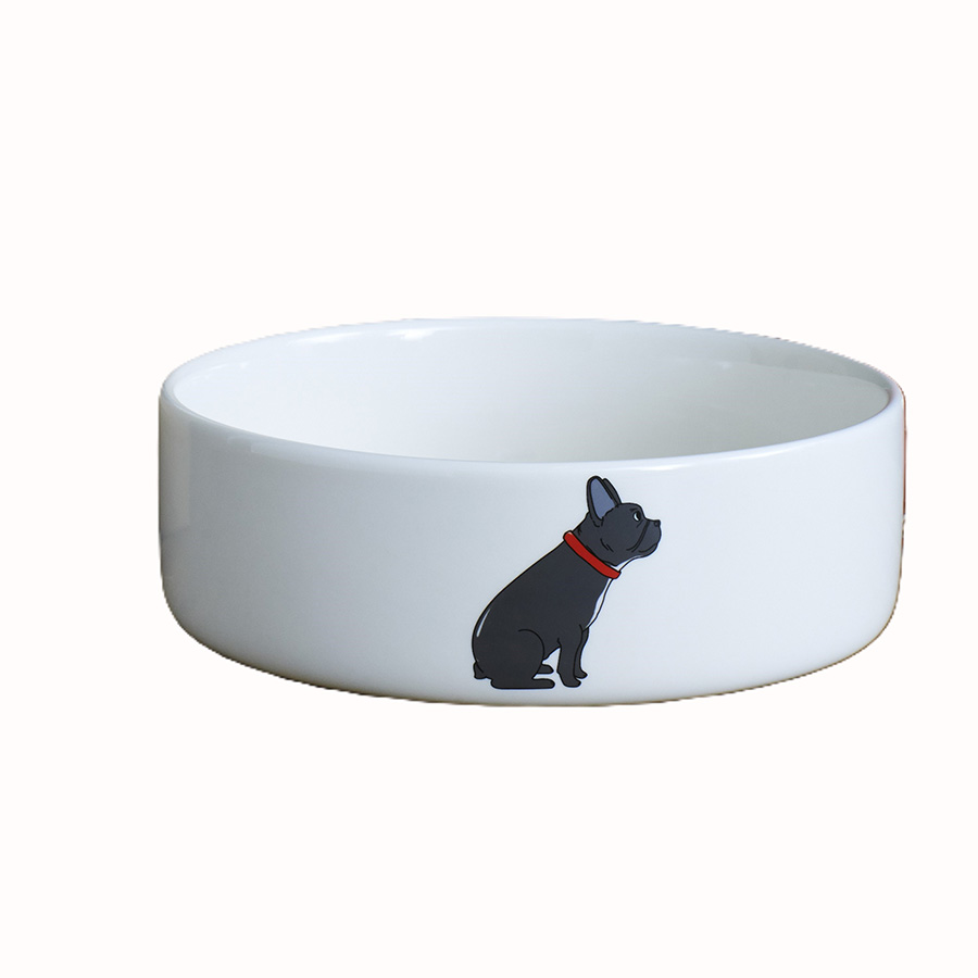 Sweet William French Bulldog Dog Bowl Pets