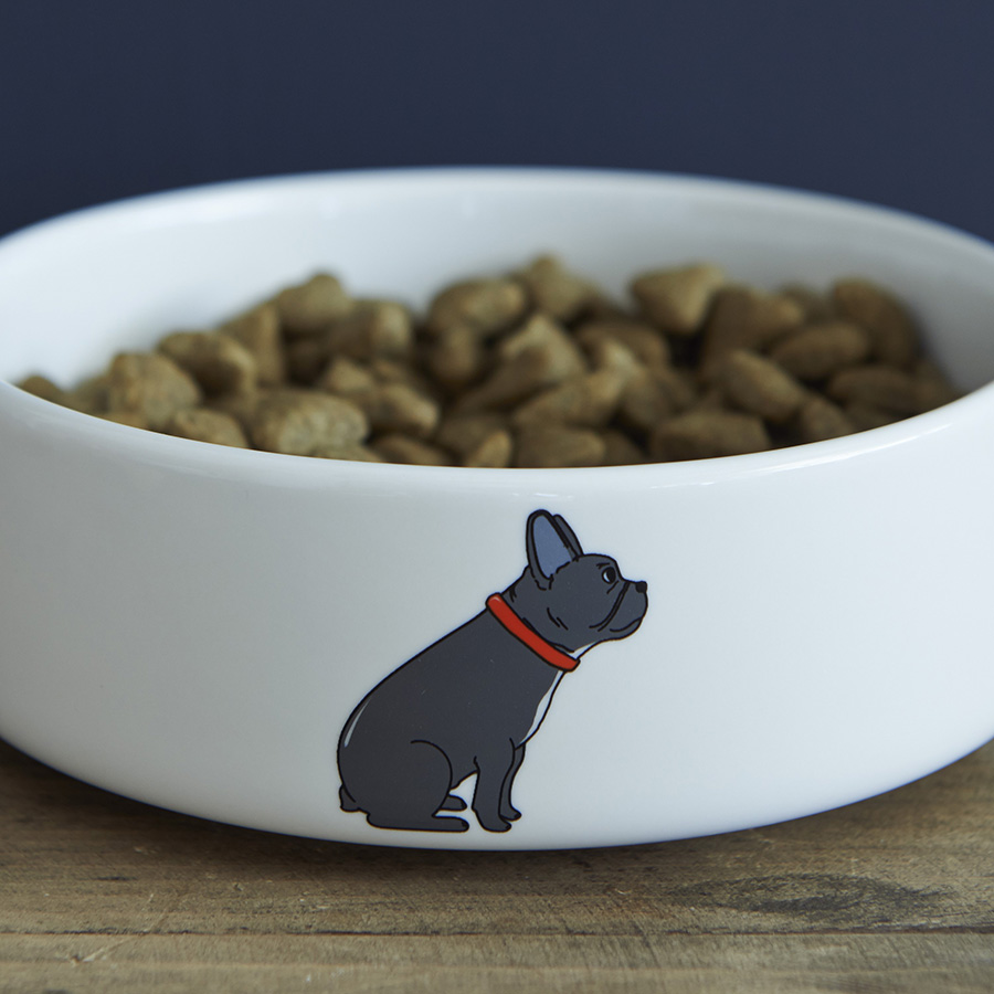 Sweet William French Bulldog Dog Bowl Pets