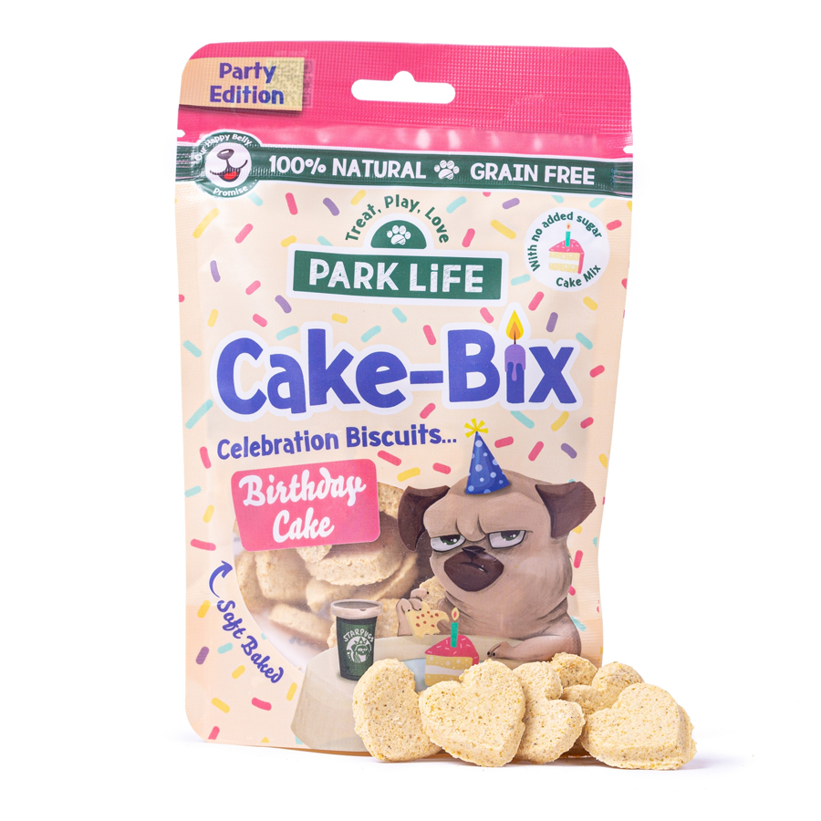 Park Life Cake-Bix Birthday Cake Flavour Dog Treats