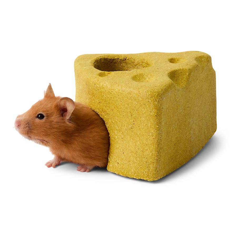 Pets at Home Small Animal Cheese Gnaw Hideaway