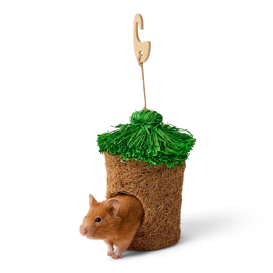 Pets at Home Coconut Fibre Hut Small Animal Hideaway