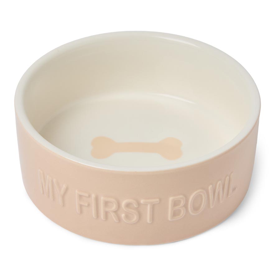 Just for Puppy My First Bowl Pink/Cream
