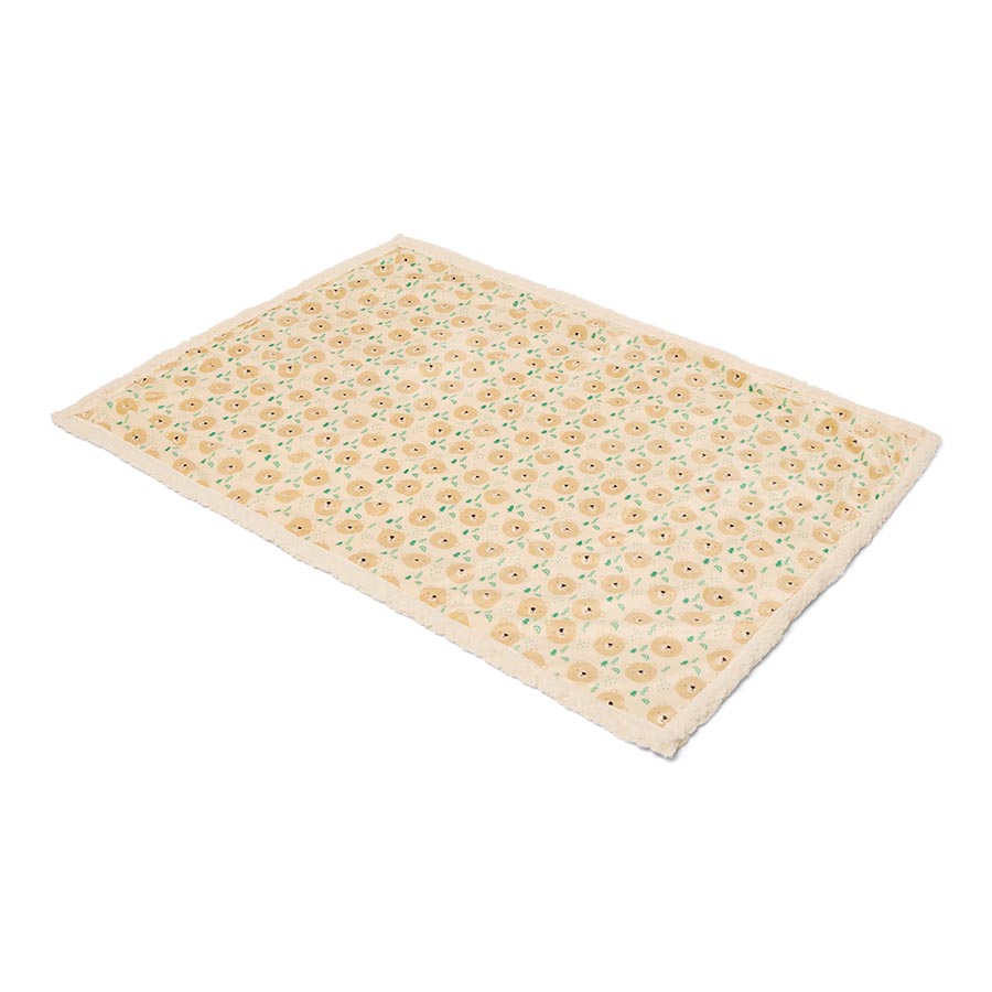 Just for Puppy Bertie Bear Reversible Puppy Blanket Multi Coloured