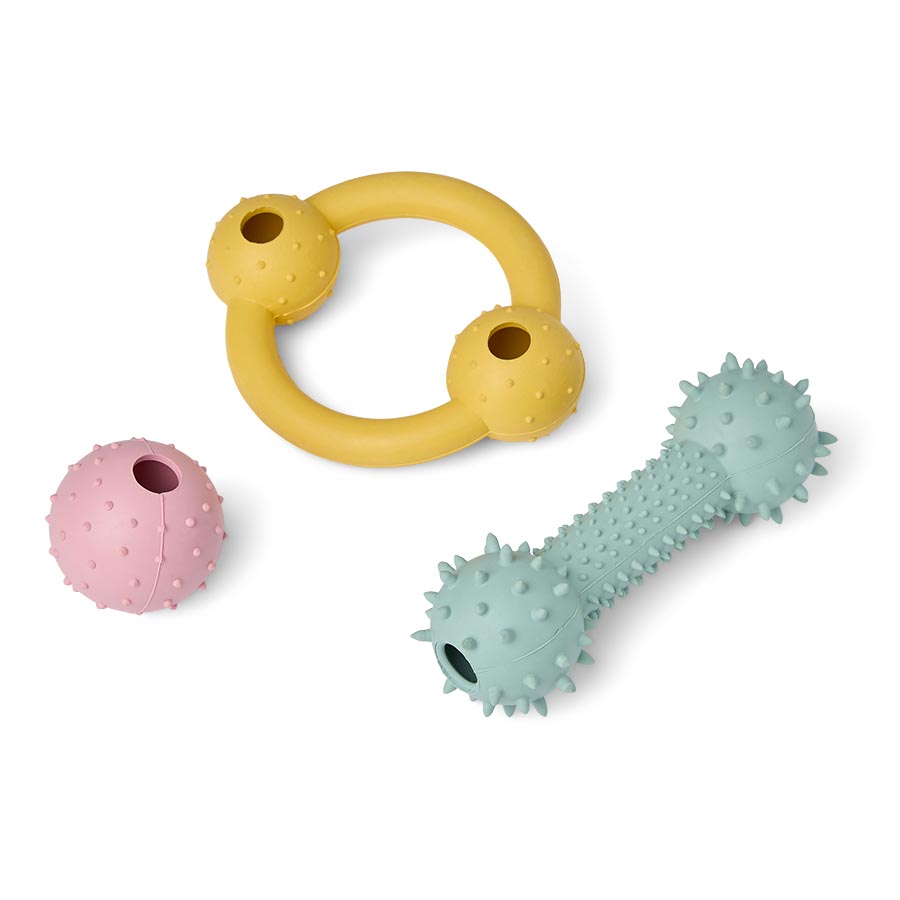 Just for Puppy Rubber Assorted Toys x3