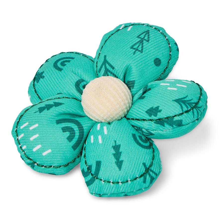 Just for Puppy Woodland Flower Collar Slider Green