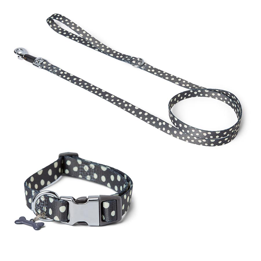 Just for Puppy Spot Puppy Collar & Lead