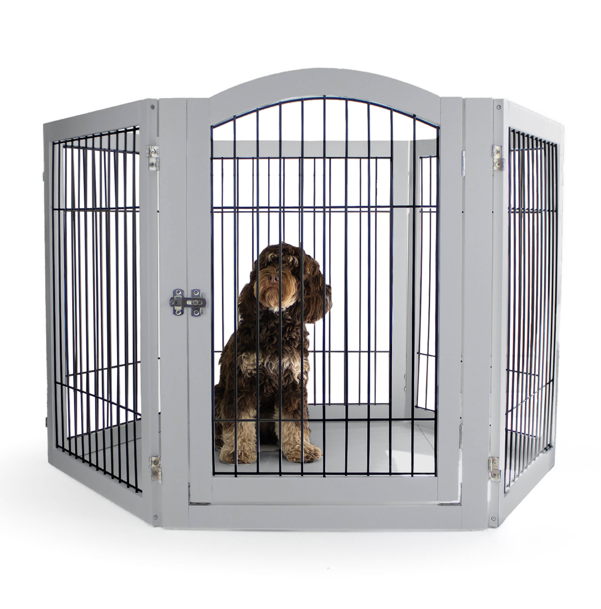 Lords & Labradors Grey Wooden Puppy Play Pen