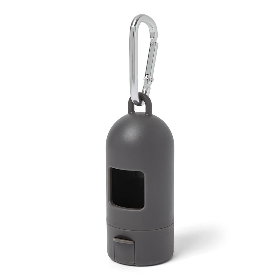 Pets at Home Clip On Dog Poop Bag Dispenser Grey