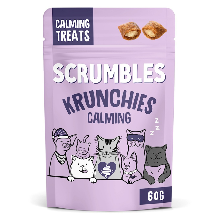 Scrumbles Krunchies Calming Cat Treats Chicken