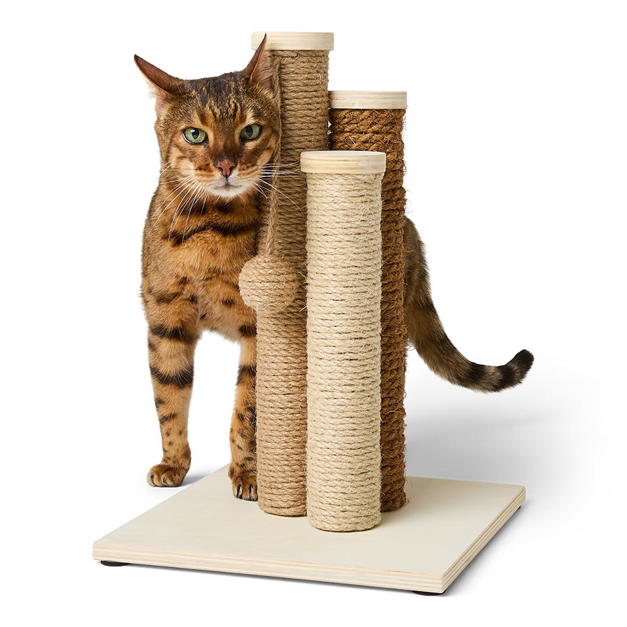 Pets at Home Swat & Play Cat Scratching Post Trio