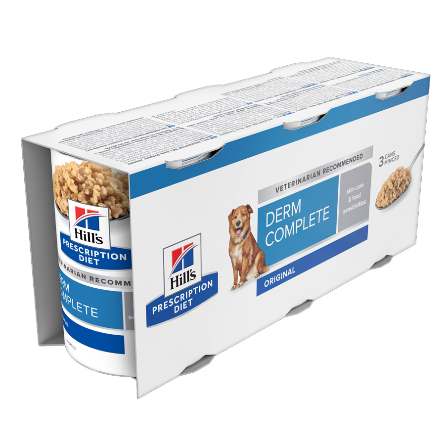 Hill's Prescription Diet Derm Complete Skin Care & Food Sensitivities Wet Dog Food