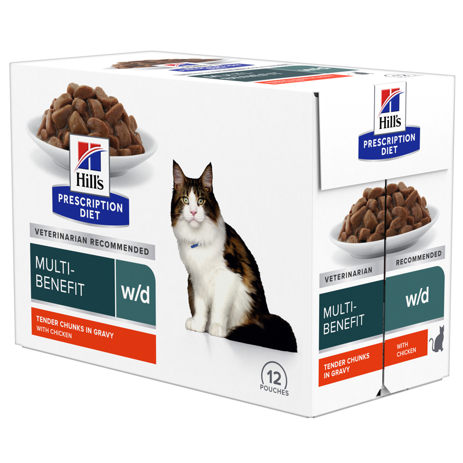 Hill's Prescription Diet w / d Multi-Benefit Adlut Wet Cat Food