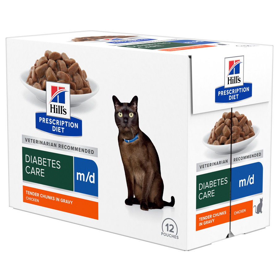 Hill's Prescription Diet m/d Diabetes Care Adult Wet Cat Food Chicken