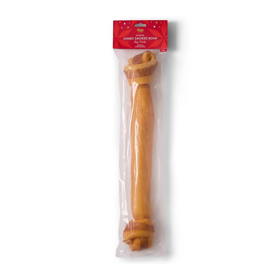 Pets at Home Christmas Rawhide Jumbo Smoked Bone Dog Treat
