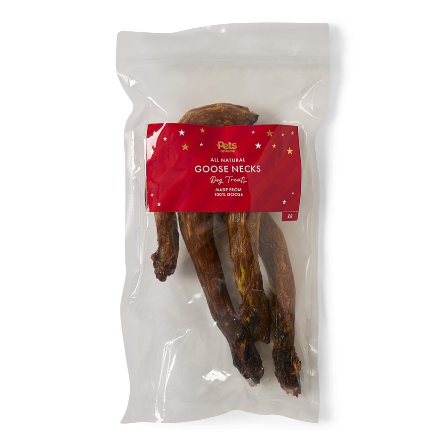 Pets at Home Christmas All Natural Goose Necks Dog Treats