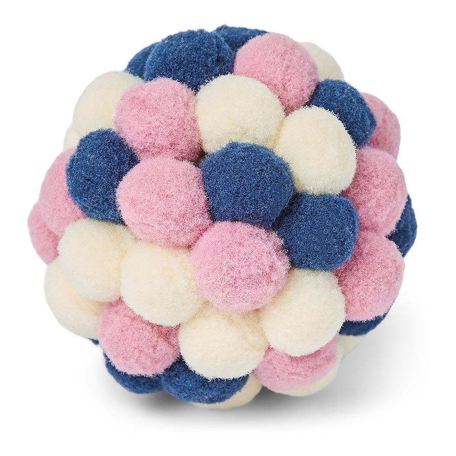 Pets at Home Rattling Snowball Pom Pom Cat Toy