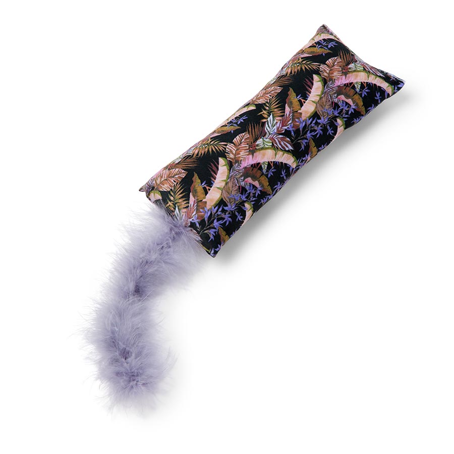 Max Made Me Feather Kicker Catnip Cat Toy Black